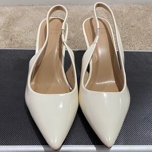 a new day Cream Pointed Slingback Heels
